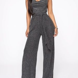 Metallic jumpsuit